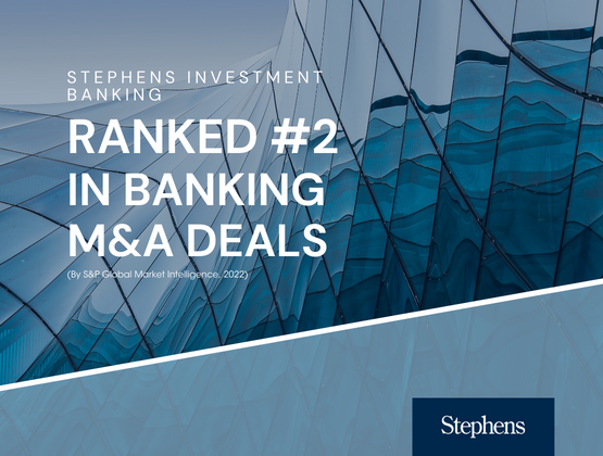 Stephens 2nd among bank M&A advisers after landing 16th deal | S&P Global
