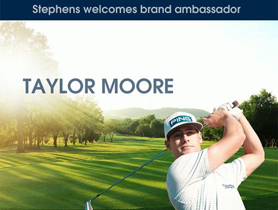 Stephens Inc. Announces Multi-Year Sponsorship of PGA Tour Professional Taylor Moore
