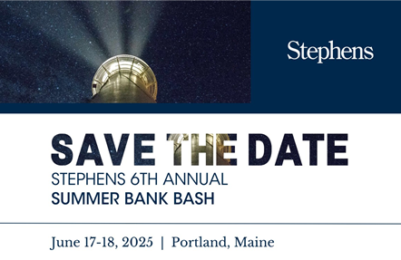 Save the Date Stephens 6th Annual Summer Bank Bash