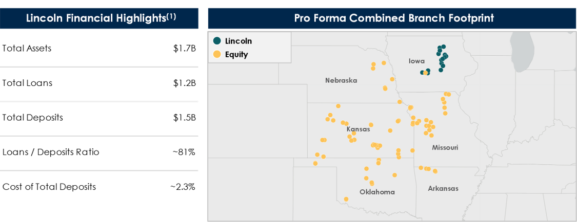 Lincoln Bancorp Map