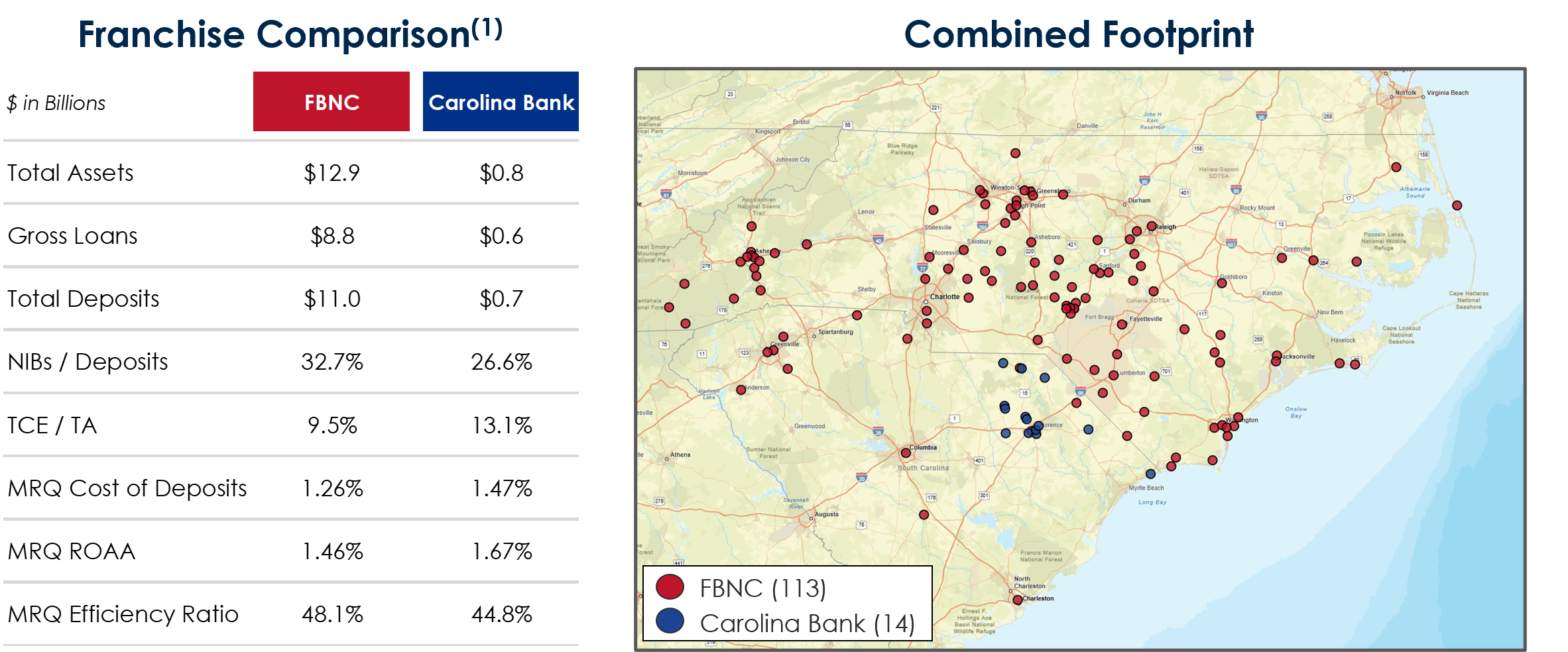 First Bancorp Map